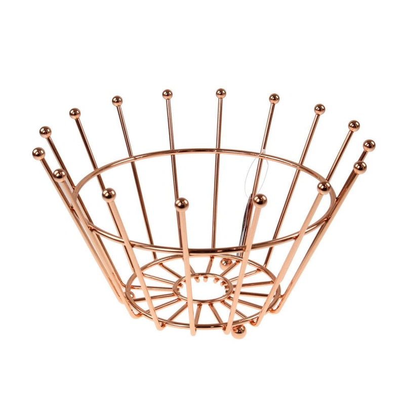 Copper Fruit Bowl Crown