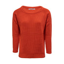 Fisherman Rib Sweater - Flame