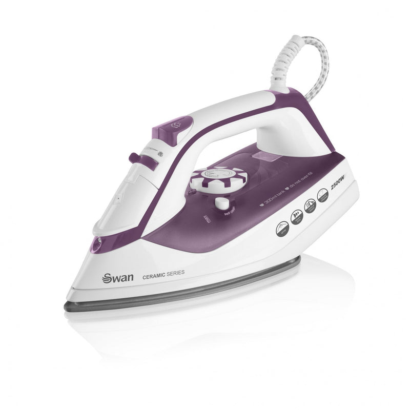 Swan 2500W Steam Iron - Purple/White