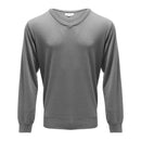 Hutson Harbour Plain V-Neck Jumper - Grey