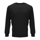Hutson Harbour Plain Crew Neck Jumper - Black