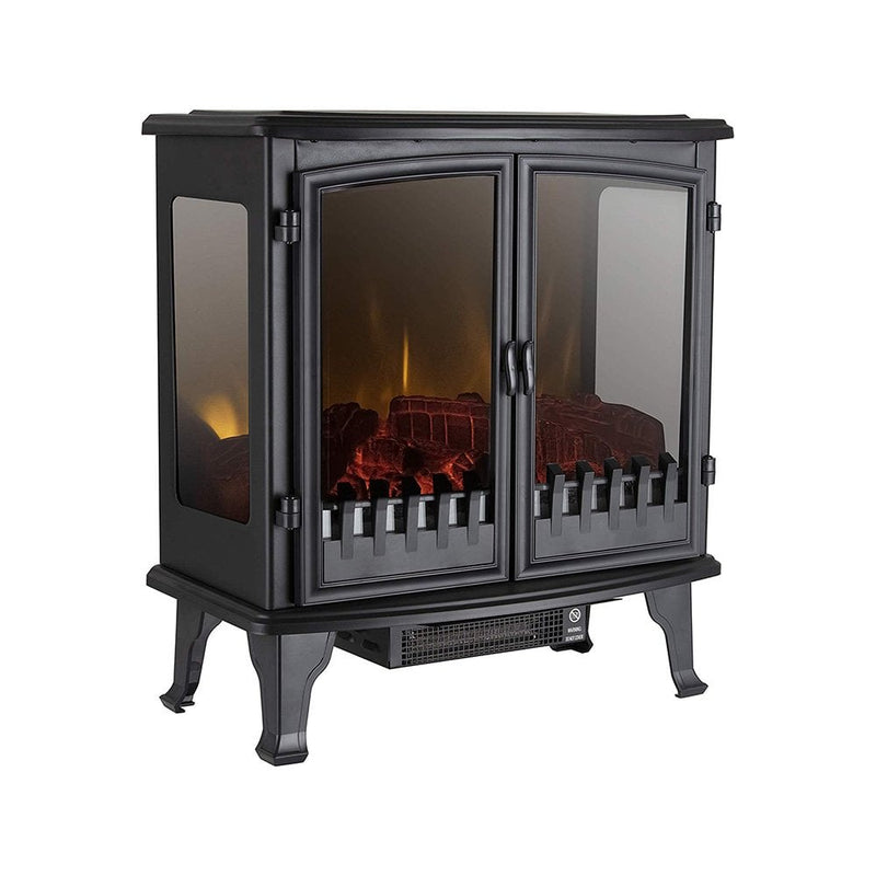 Warmlite 1.8KW Double Door Panoramic Stove Fireplace