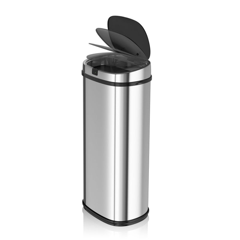 50L Chrome Square Sensor Bin