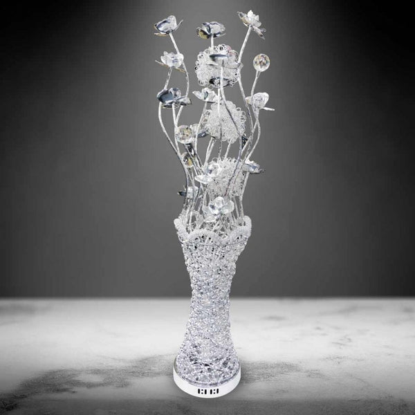 Chrome flower floor lamp hotsell