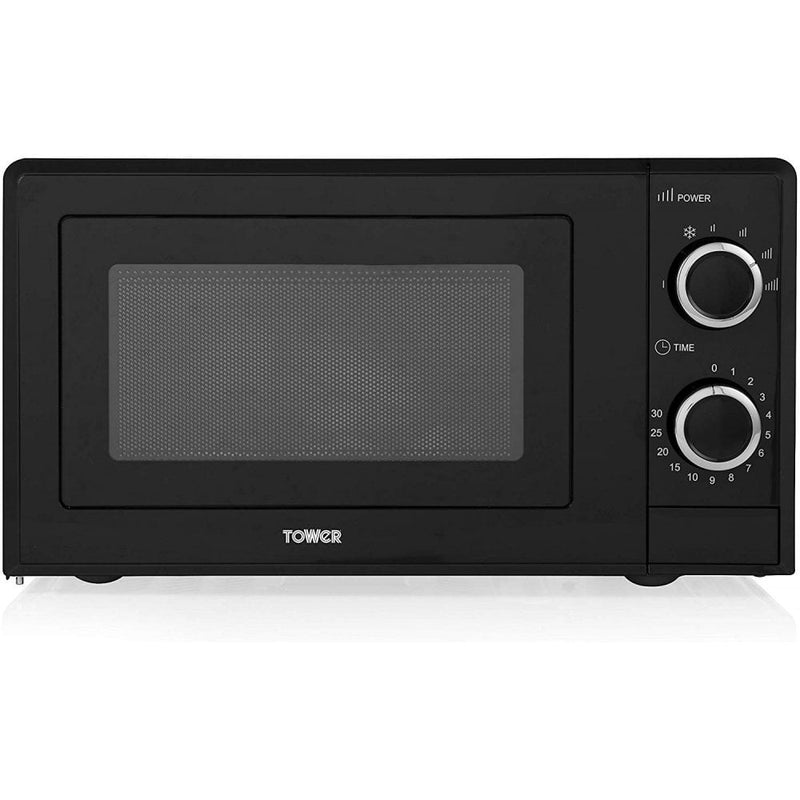 Black 700W 17L Microwave