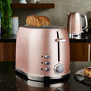 Glitz Blush Pink 2 Slice Toaster 800W