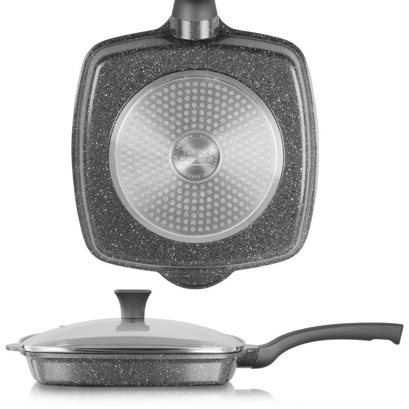 Tower Cerastone 2-in-1 Cast Grill 28cm
