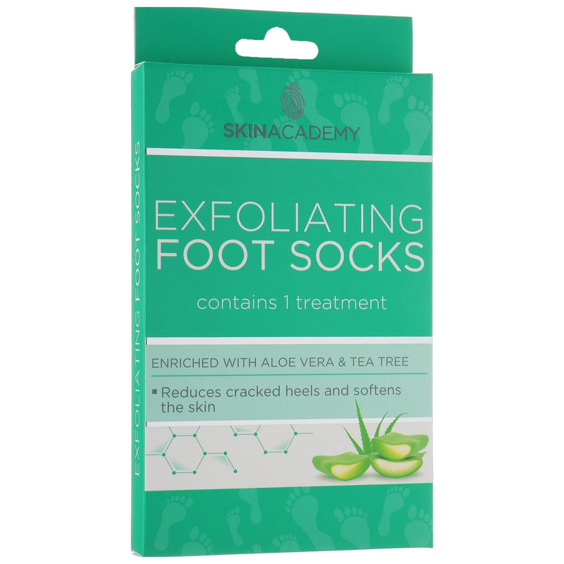 Exfolating Foot Socks with Aloe Vera  & Tea Tree