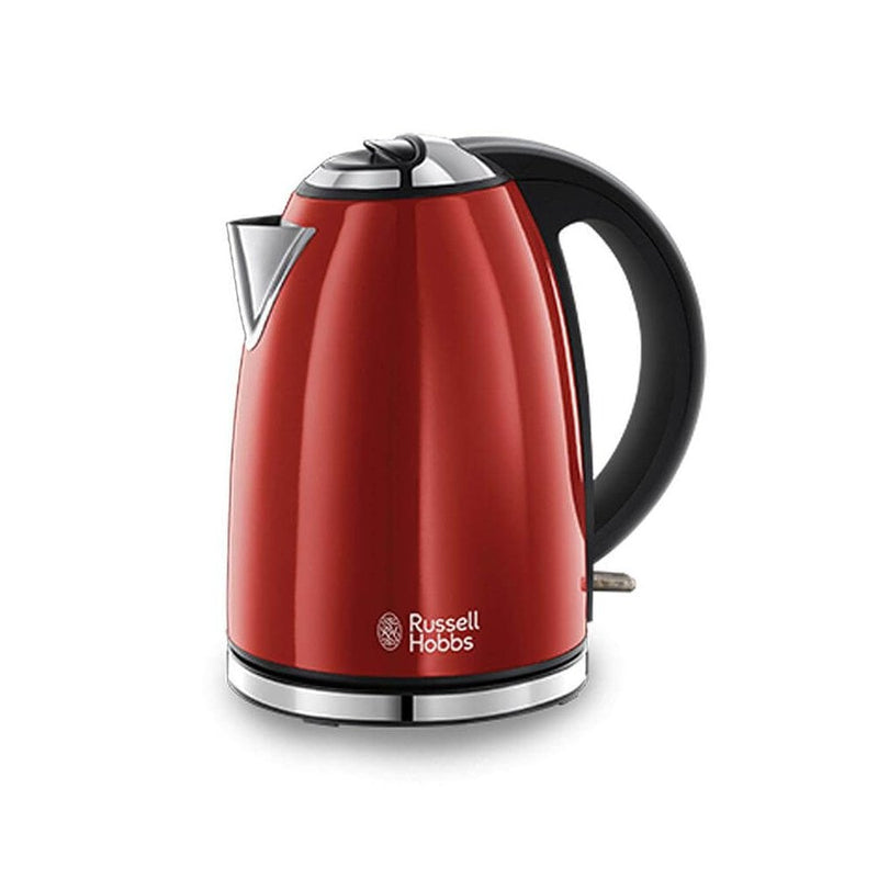 Russell Hobbs Henley 1.7L 3000W Stainless Steel Jug Kettle - Red