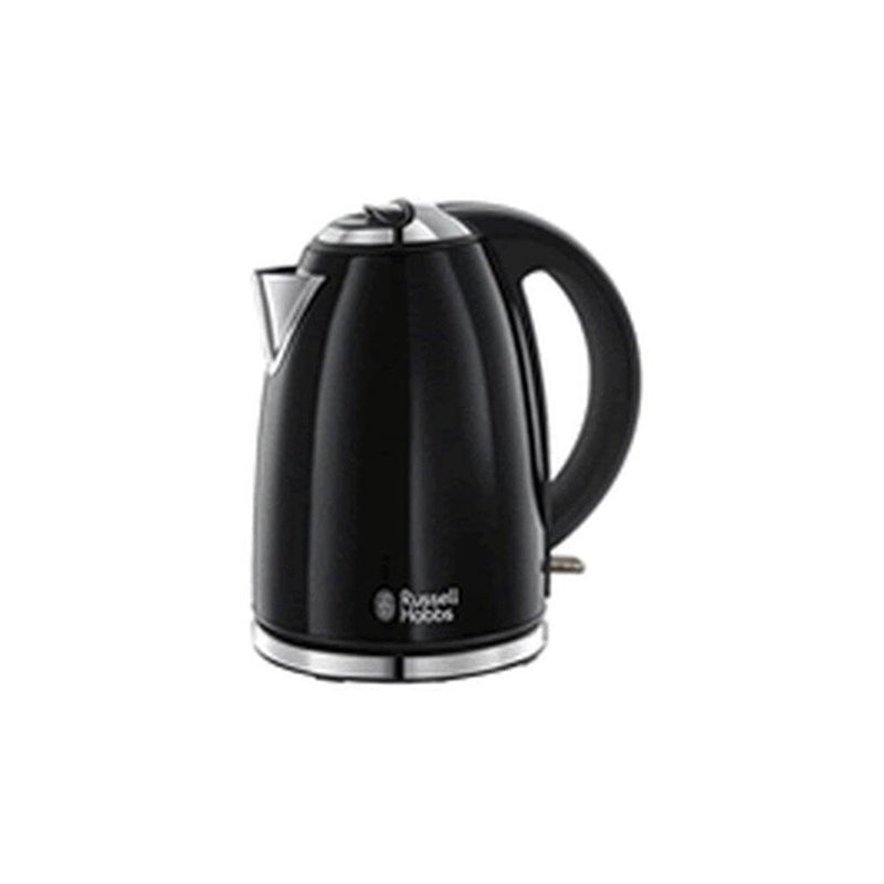Russell Hobbs Henley 1.7L 3000W Stainless Steel Jug Kettle - Black