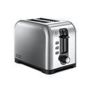 Russell Hobbs Henley 2 Slice Stainless Steel Toaster - Silver