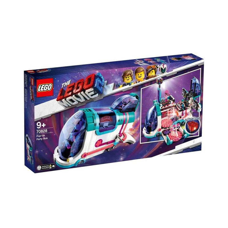 LEGO Pop Up Party Bus Includes Lego movie 2 Characters Disco Kitty, Zebe, Tempo and Melody
