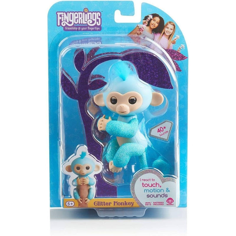 Fingerlings Glitter Baby Monkey Amelia