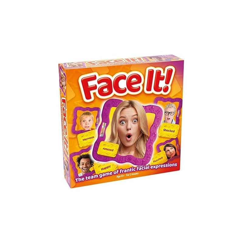 Game Face It Pop Up Board Game - Guess as Many Facial Expressions as You Can