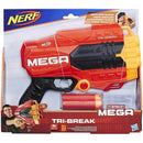 Nerf N-Strike Mega Tri-Break with 3 Dart Barrels and comes with 3 Mega Darts