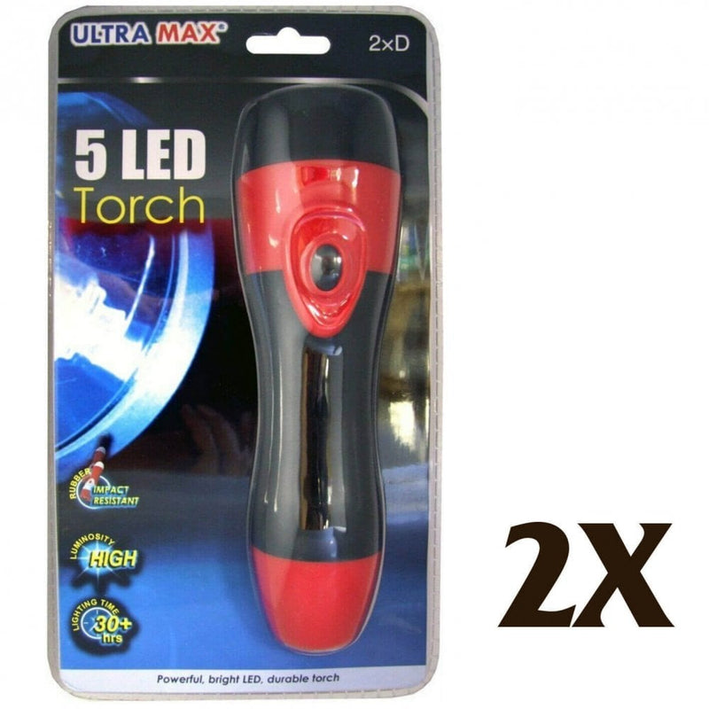 Durable 5LED Rubber Torch