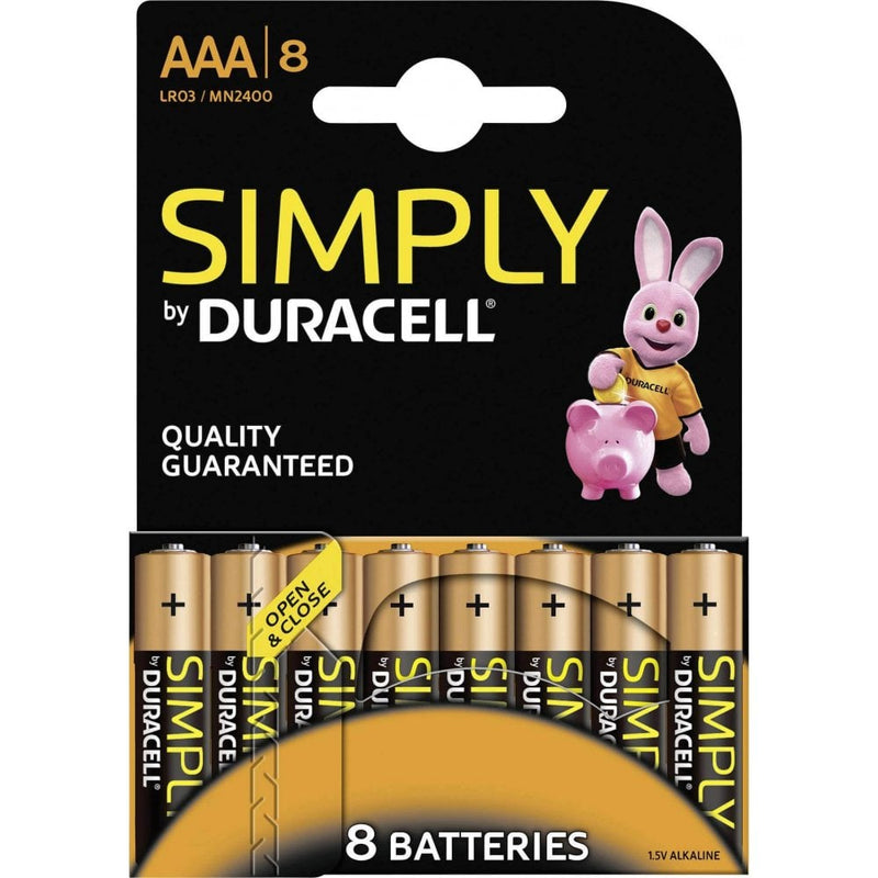Simply Duracell AAA 8PK