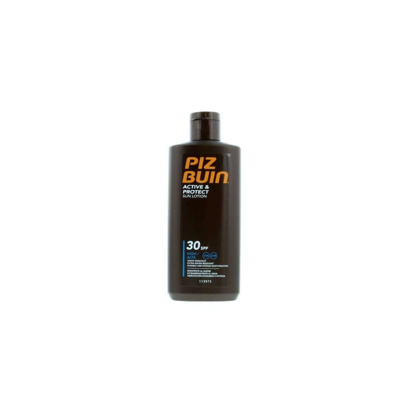 200ml Piz Buin Active & Protect Water Resistant Sun Lotion SPF30 UVA UVB