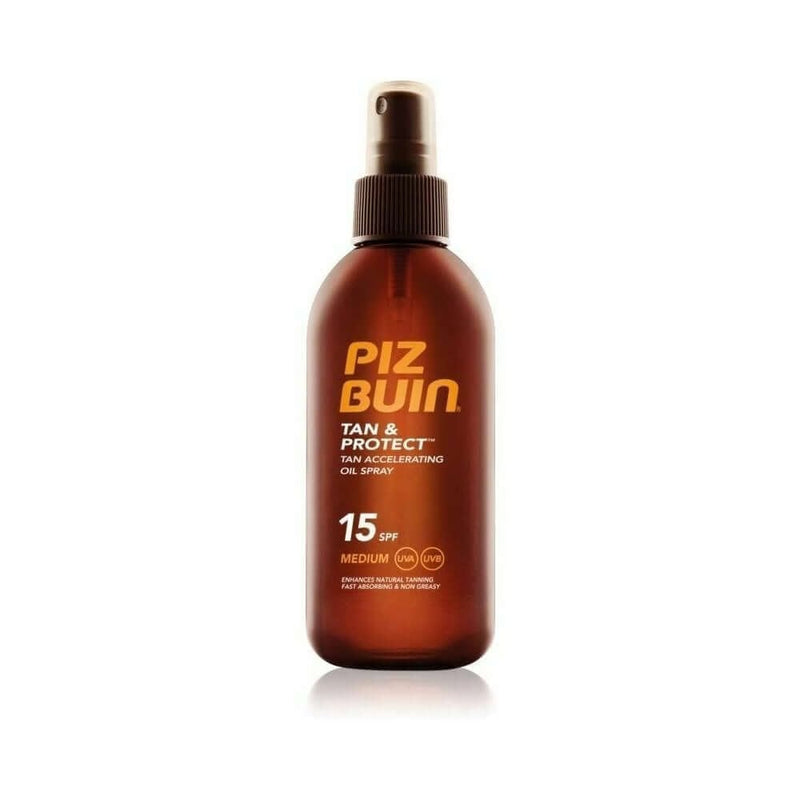 Piz Buin 150ML Tan & Protect Accelerating Oil Spray SPF15