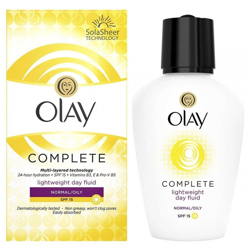Olay Complete Care Lightweight Day Fluid Non Greasy Lotion For Normal Oily Skin