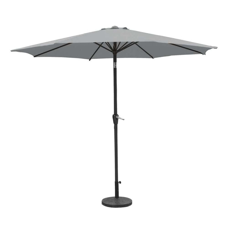 Silver & Stone Parasol Crank & Tilt 2.7m - Grey