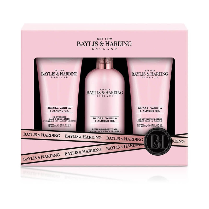 B&H Jojoba, Vanilla & Almond 3pc Set