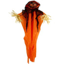 Halloween Hanging Light Up Pumpkin Scarecrow 90cm