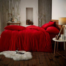 Teddy Snuggle Plain Duvet Set