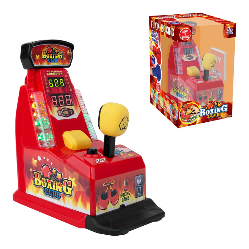 Tabletop Finger Flick Boxing Club Mini Punchbag Game Family Fun Toy Novelty Gift