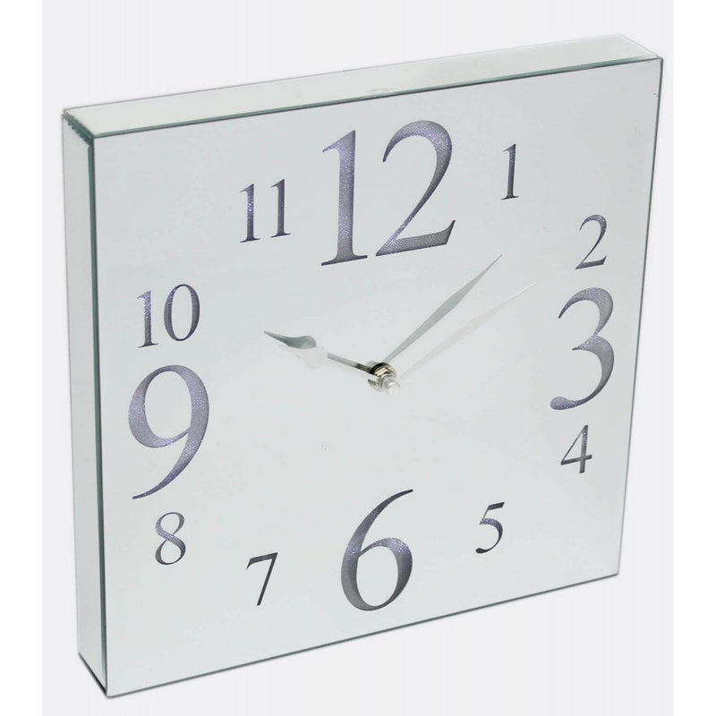 LED Mirrored Clock - Large