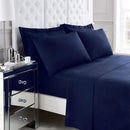 Non Iron Percale Sheets - Navy