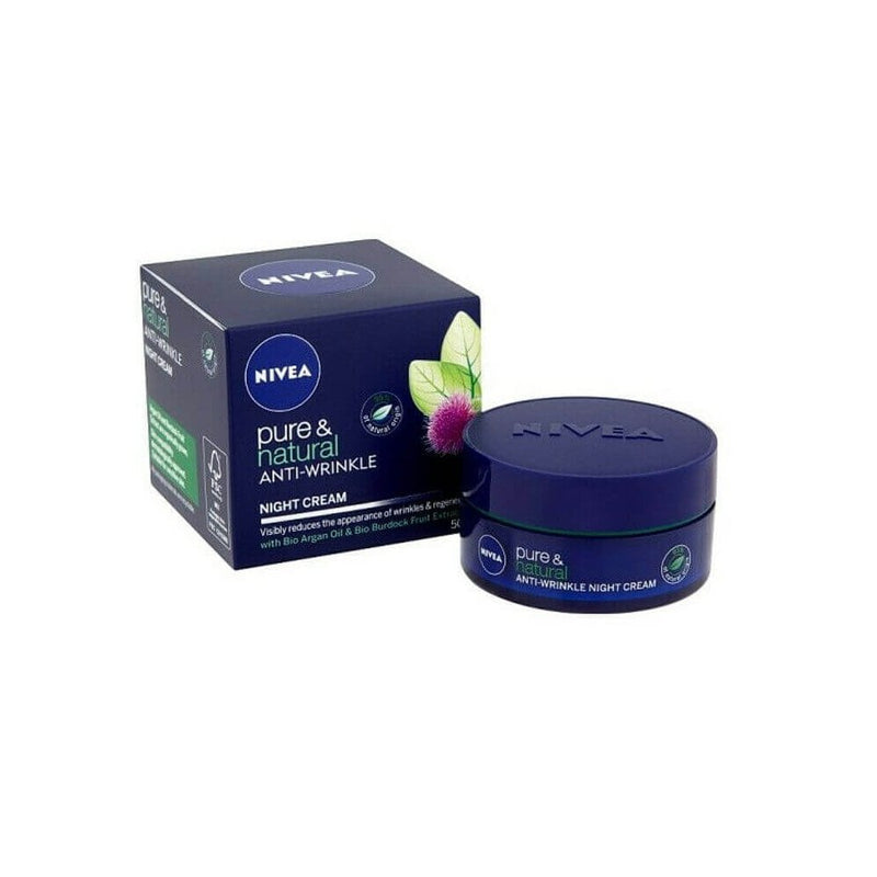 Nivea Pure & Natural Anti-Wrinkle Night Cream 50ml