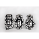 Money Box Set of 3 Silver