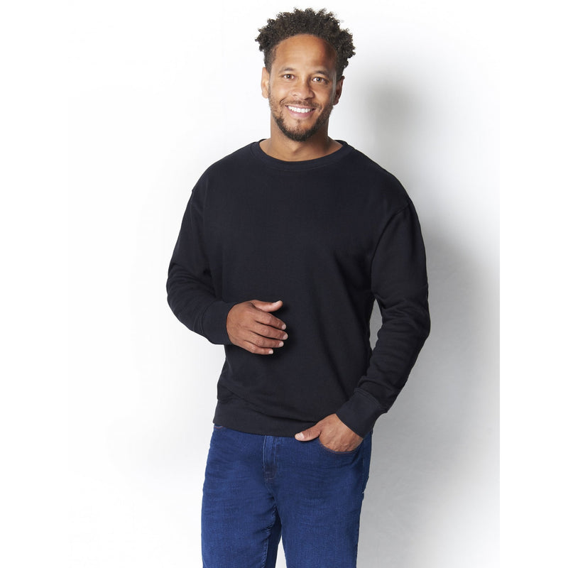 Mens Hutson Harbour Crew Neck Sweatshirt - Black