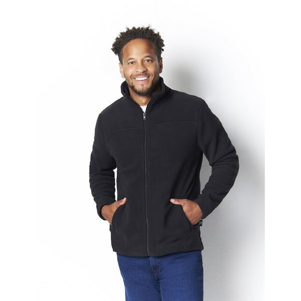 Hutson Harbour Full Zip Micro Fleece-Black Hutson Harbour Full Zip Micro Fleece-Black