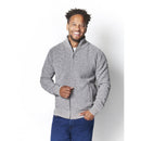 Textured Full Zip Up Cardigan