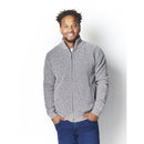 Textured Full Zip Up Cardigan