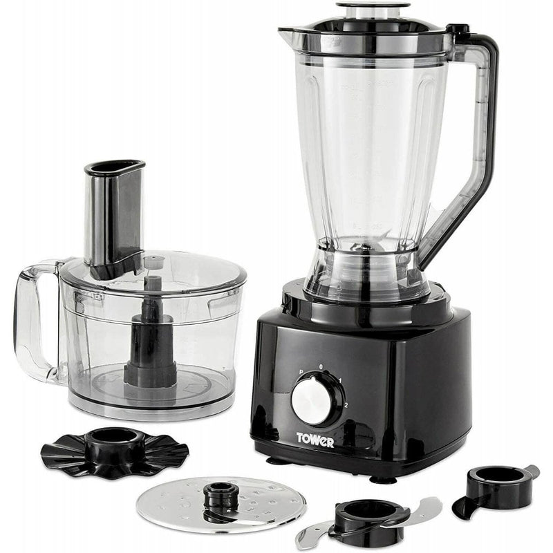 Tower 750W Food Processor And Blender Black