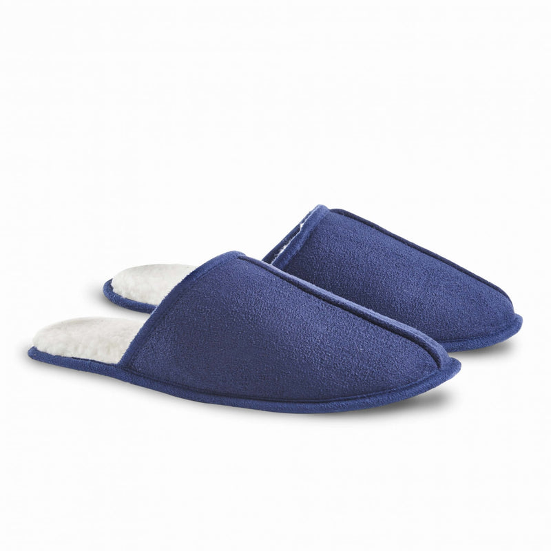 Memory Foam Slippers - Navy