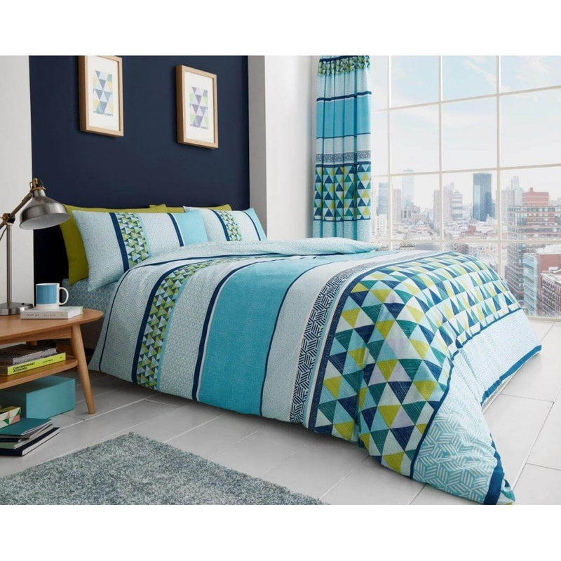 Madison Duvet Cover Bedding Set - Teal