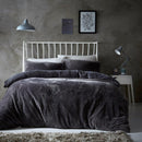 Popcorn Duvet Set - Charcoal
