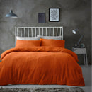 Popcorn Duvet Set - Rust