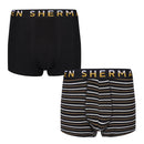 Ben Sherman 2 Pack Trunks - Stripe