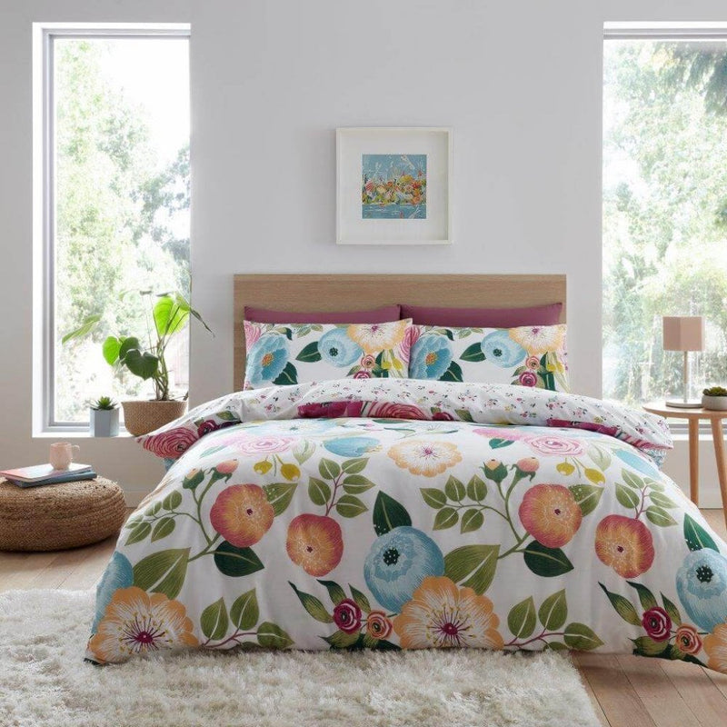 Neve Duvet Cover Bedding Set - Pink