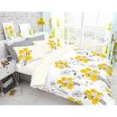 Poppy Duvet Cover Bedding Set - Yellow