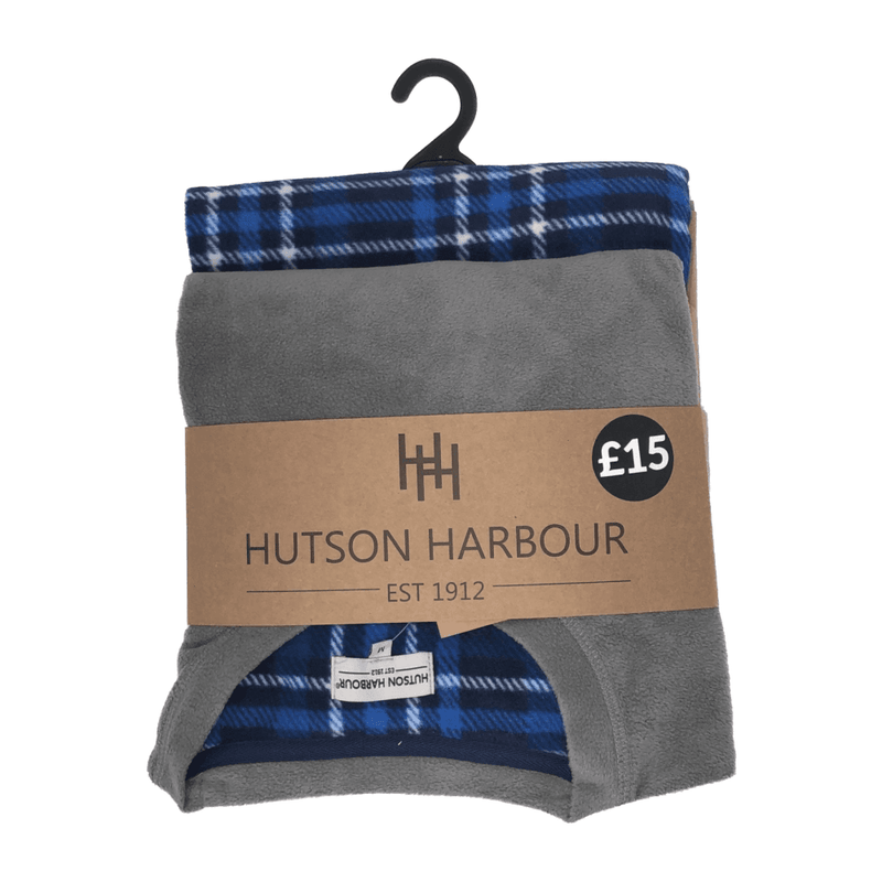 Hutson Harbour Plain Microfleece Pyjamas-Grey