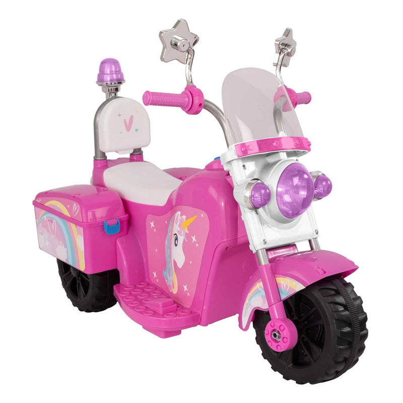 Evo Electronic 22W Flashing Light Unicorn Kids Childrens Tricycle Trike Gift