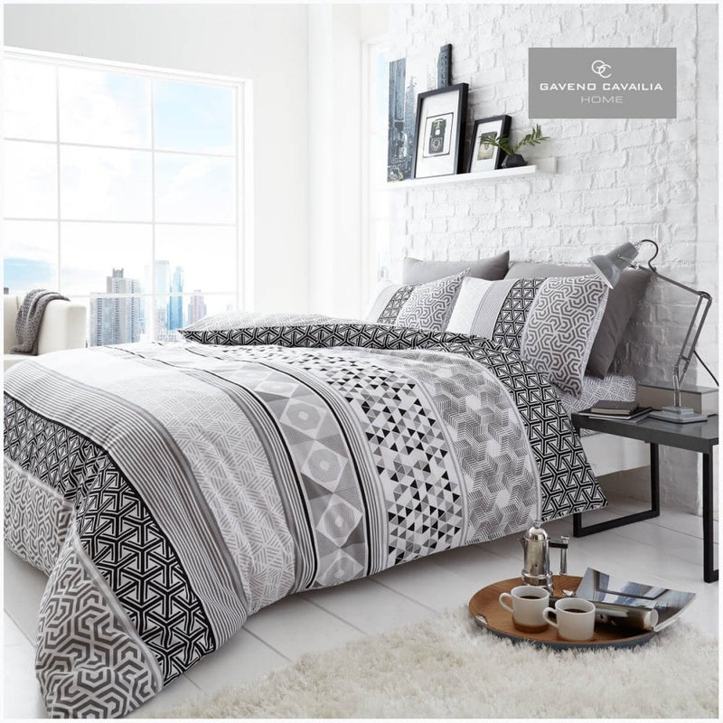 Helsby Duvet Cover Bedding Set - Mono