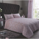 Empire Damask Duvet Cover Bedding Set - Blush