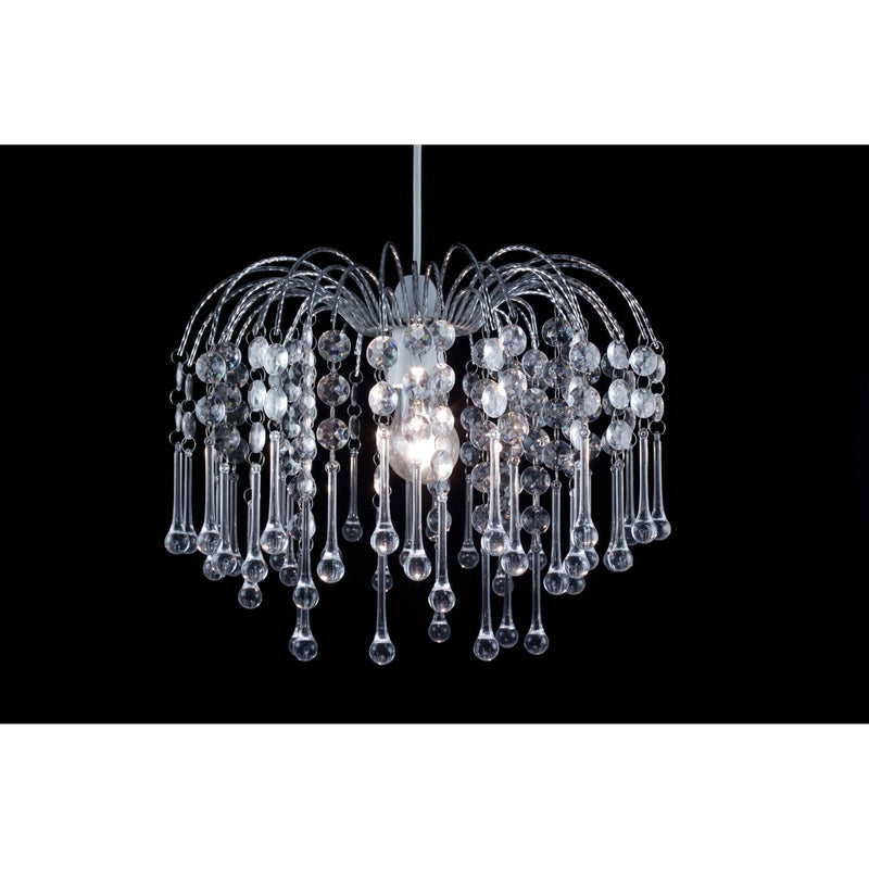 Crystal Droplet Pendant Ceiling Light